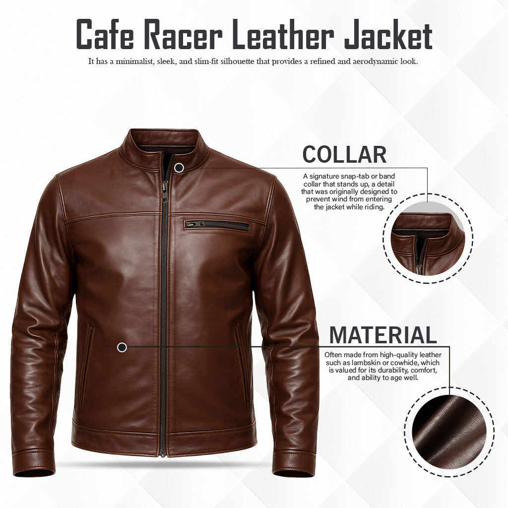 Buy Stellar Brown Leather Men’s Jacket – Premium Outerwear for Style, Comfort & Enduring Performance