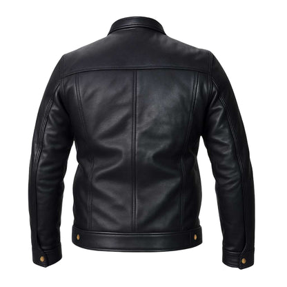 Buy Motorcycle Rider Black Leather Jacket for Men – Premium Biker Gear for Protection, Performance & Timeless Style