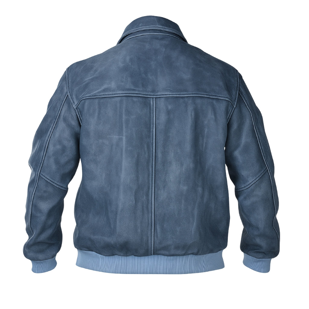 Buy Ferrari Blue Suede Coat Jacket Men & Women – Unisex Suede Bomber for Bold Style, Everyday Comfort, Year-Round Wear & Timeless Luxury
