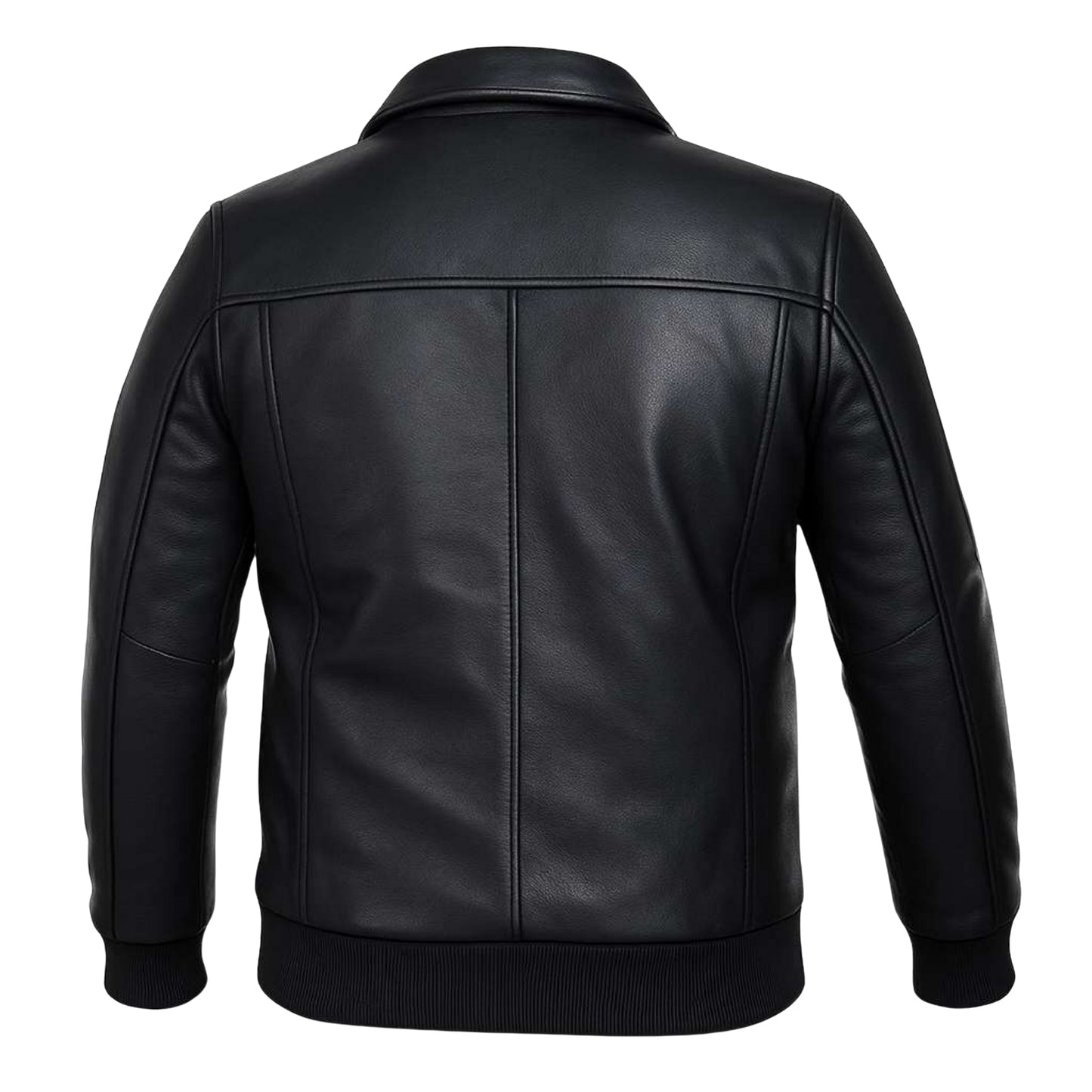 Buy Genuine Leather Men’s Biker Jacket with Shoulder Paddings & Zipper – Premium Ride-Ready Protection with Timeless Style