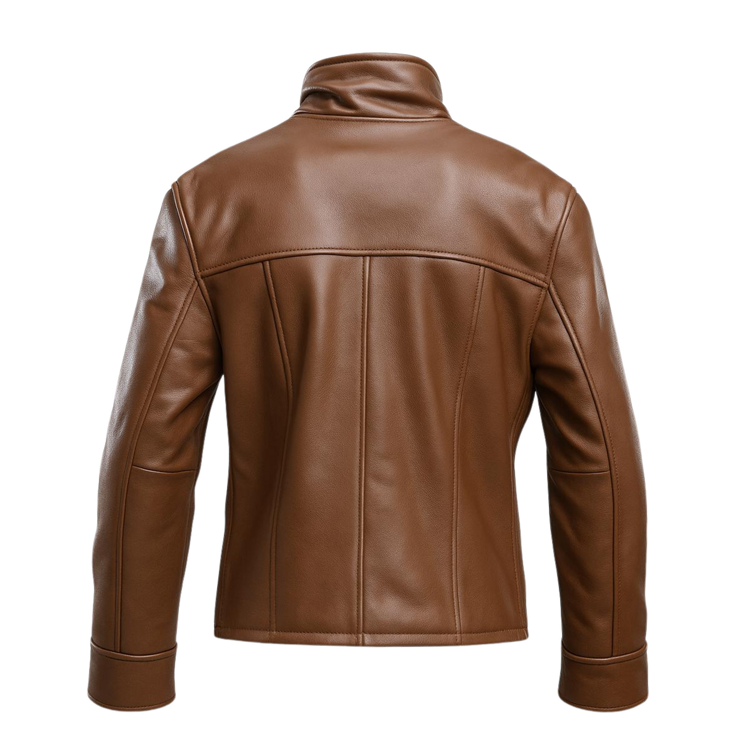 Buy Women's Brown Bomber Leather Biker Jacket – Genuine Leather for Timeless Style, Everyday Comfort & All-Season Wear