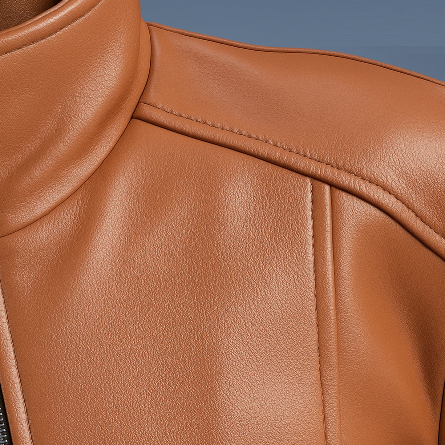 Buy Women's Brown Bomber Leather Biker Jacket – Genuine Leather for Timeless Style, Everyday Comfort & All-Season Wear