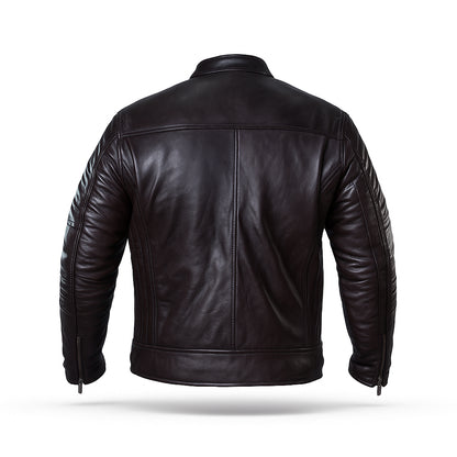 Buy Men’s Genuine Lambskin Leather Classic Biker Style Jacket – Premium Motorcycle Outerwear for Timeless Edge, All-Day Comfort, Road-Ready Durability & All-Season Versatility