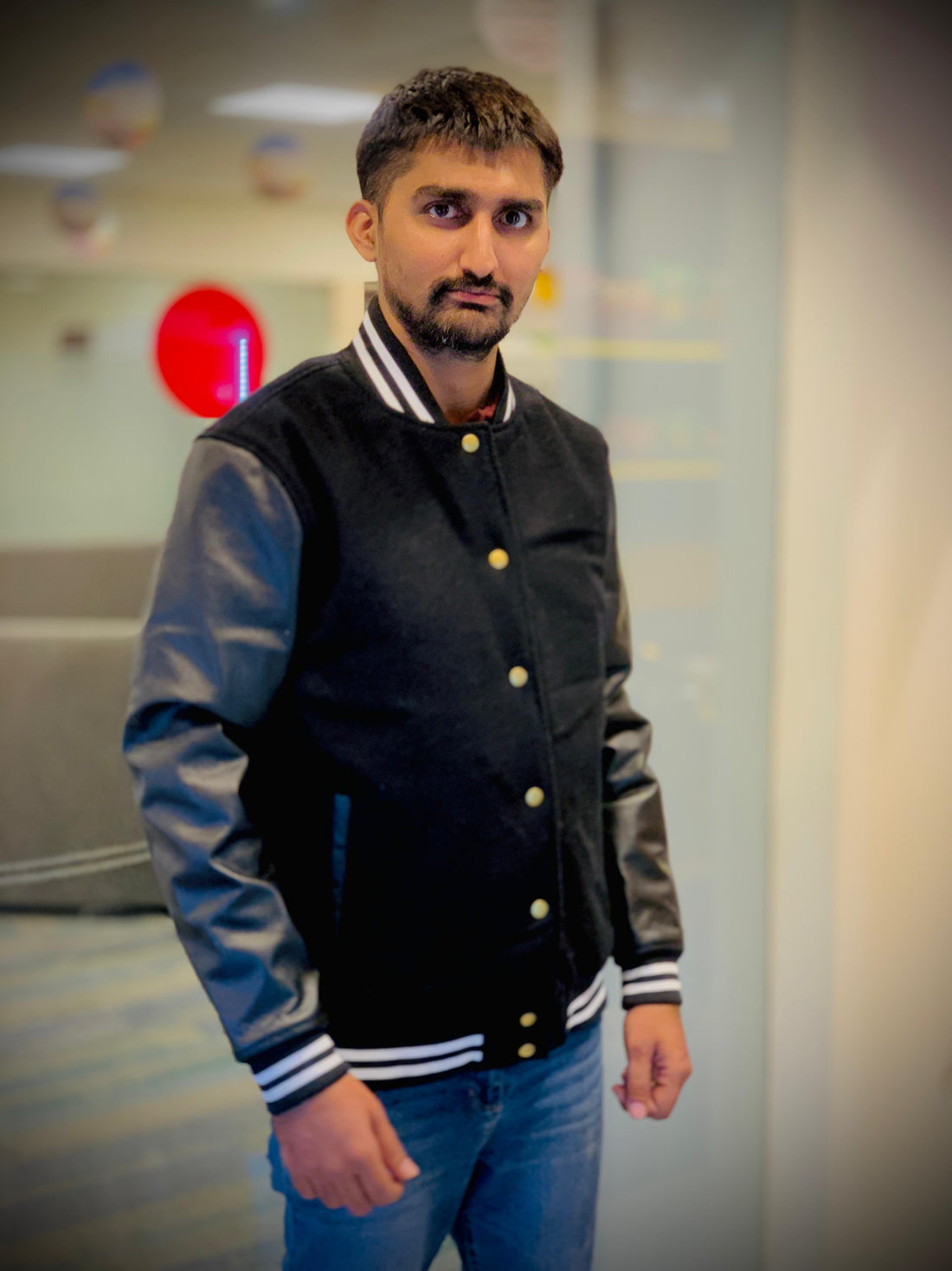 Buy Black Varsity Letterman Jacket – Premium Unisex Leather Outerwear